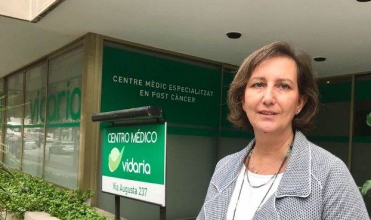 Rosa Olmos a la clínica Vidaria.