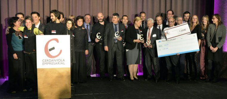 Fotografia conjunta dels diferents premiats