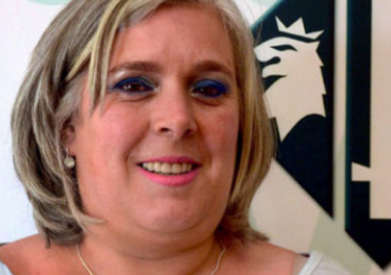 Núria Martínez, regidora de Ciutadans, s'ha afanyat a esborrar la publicació.