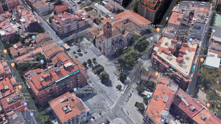 Fins i tot Google Maps recull el nom de les tres places