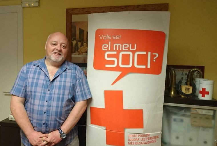 Santiago Morera, president de l'Assamblea de la Creu Roja Cerdanyola-Ripollet-Montcada