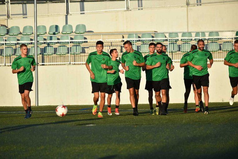 Imatge del primer entrenament de la temporada 2018-2019