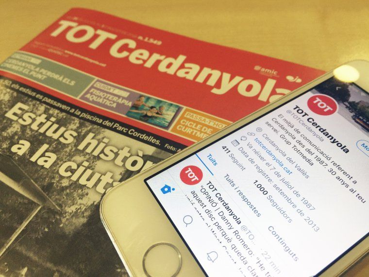 El TOT arriba als 1.000 seguidors a Twitter