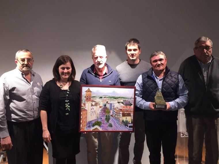 Entrega del 10è Premi Solidari a Enric Sirvent el març de 2018