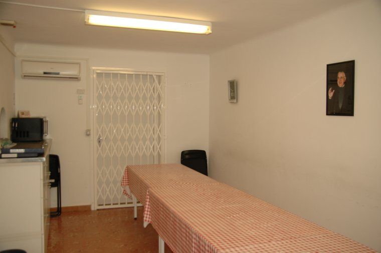 Antiga sala principal del Menjador Solidari