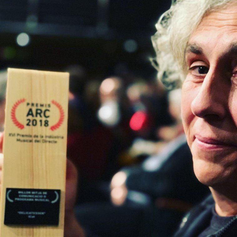 Albert Puig amb el seu Premi ARC