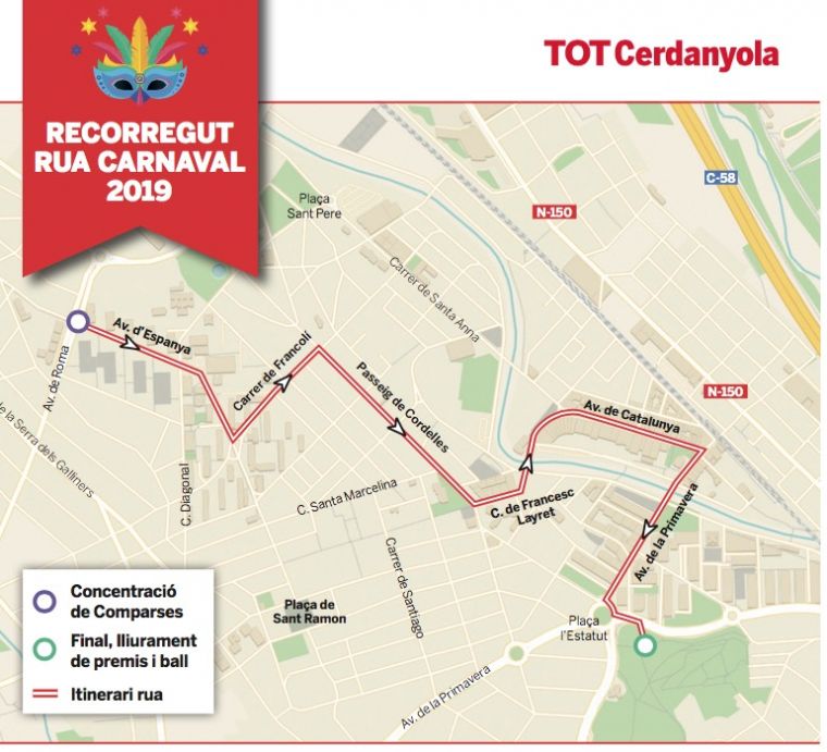 mapa carnaval