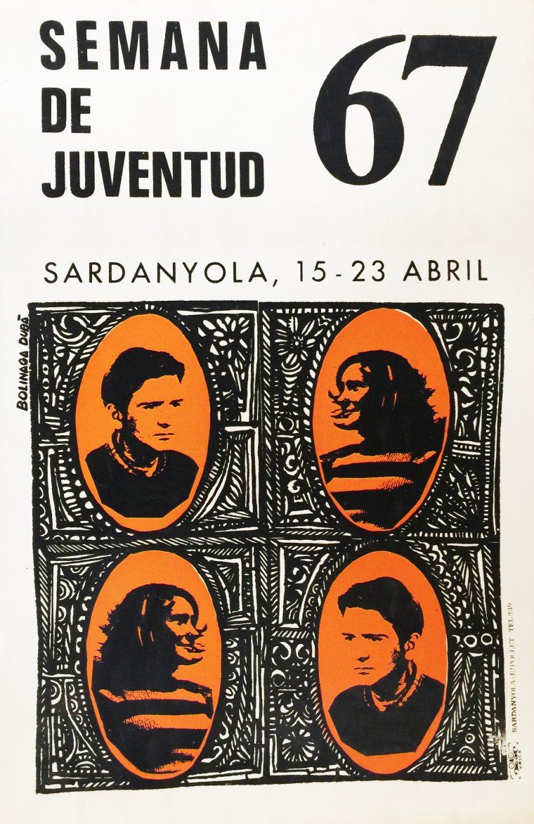 El cartell de la "Semana de Juventud" de l'any 1967