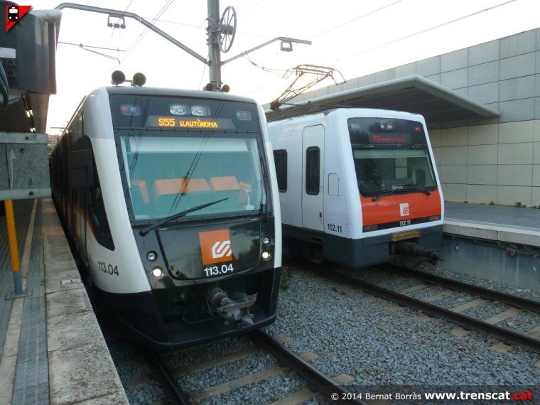 L'estació dels ferrocarrils de la UAB