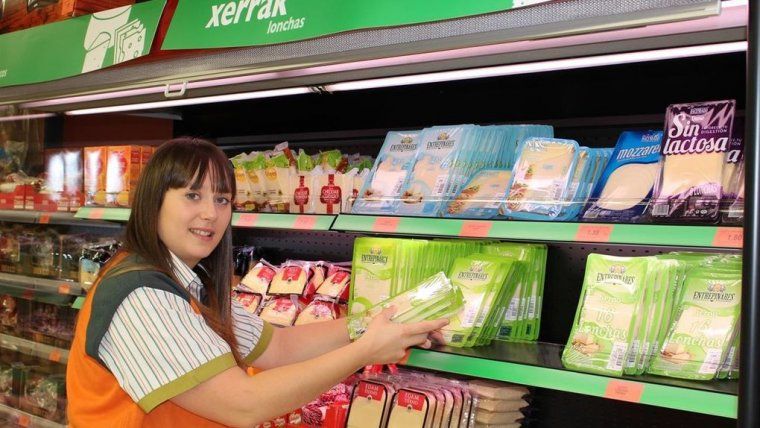 Una treballadora de Mercadona