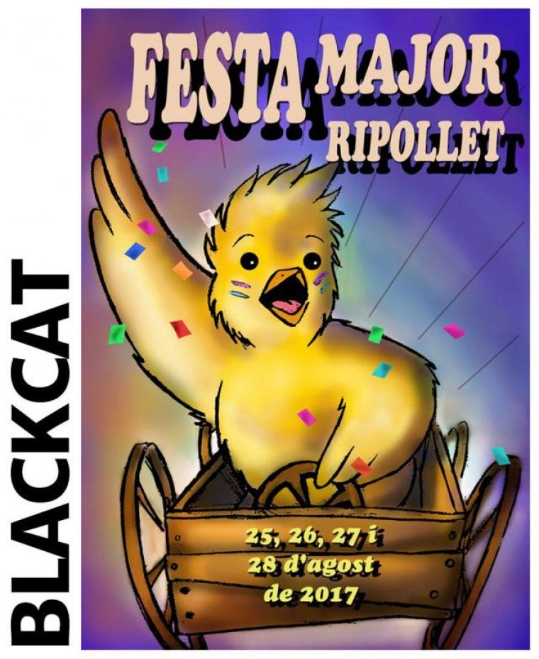 Aquest és el cartell de la Festa Major de Ripollet 2017, la guanyadora d'enguany ha estat Andrea Iglesias.