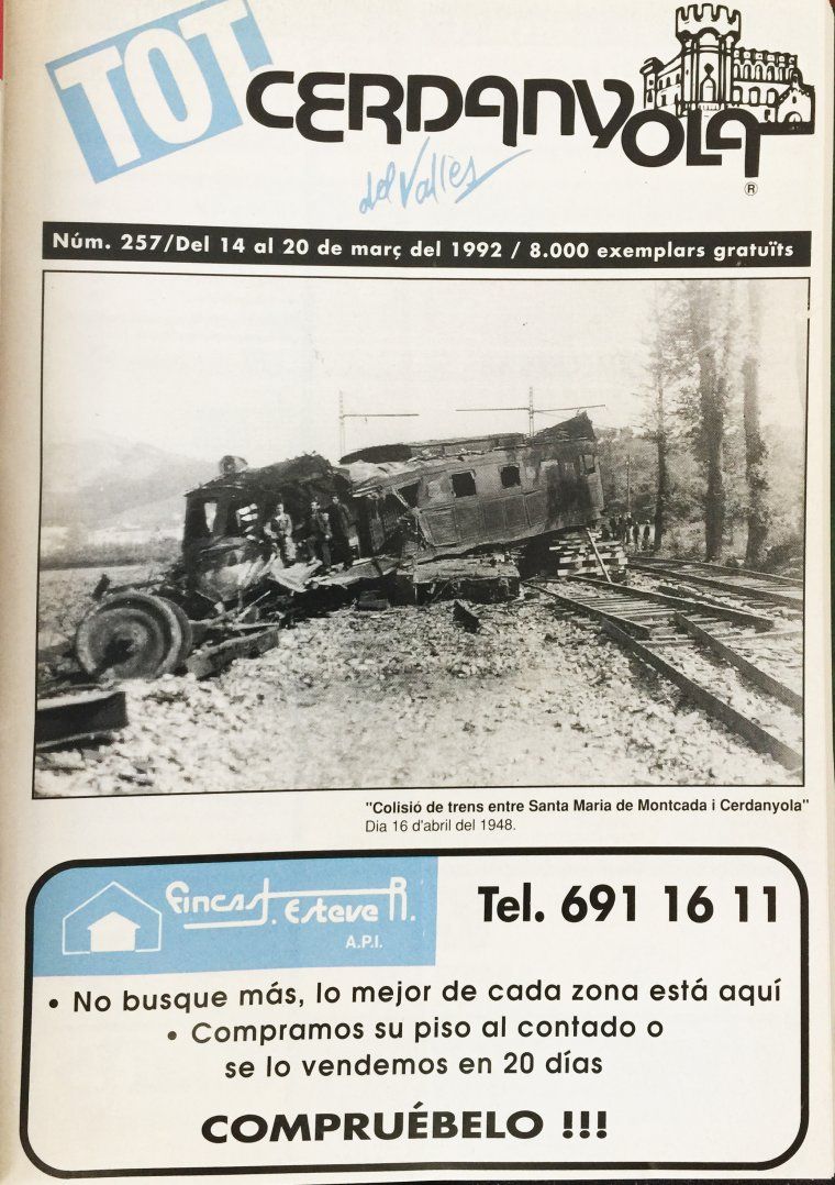 La portada del TOT Cerdanyola, 257