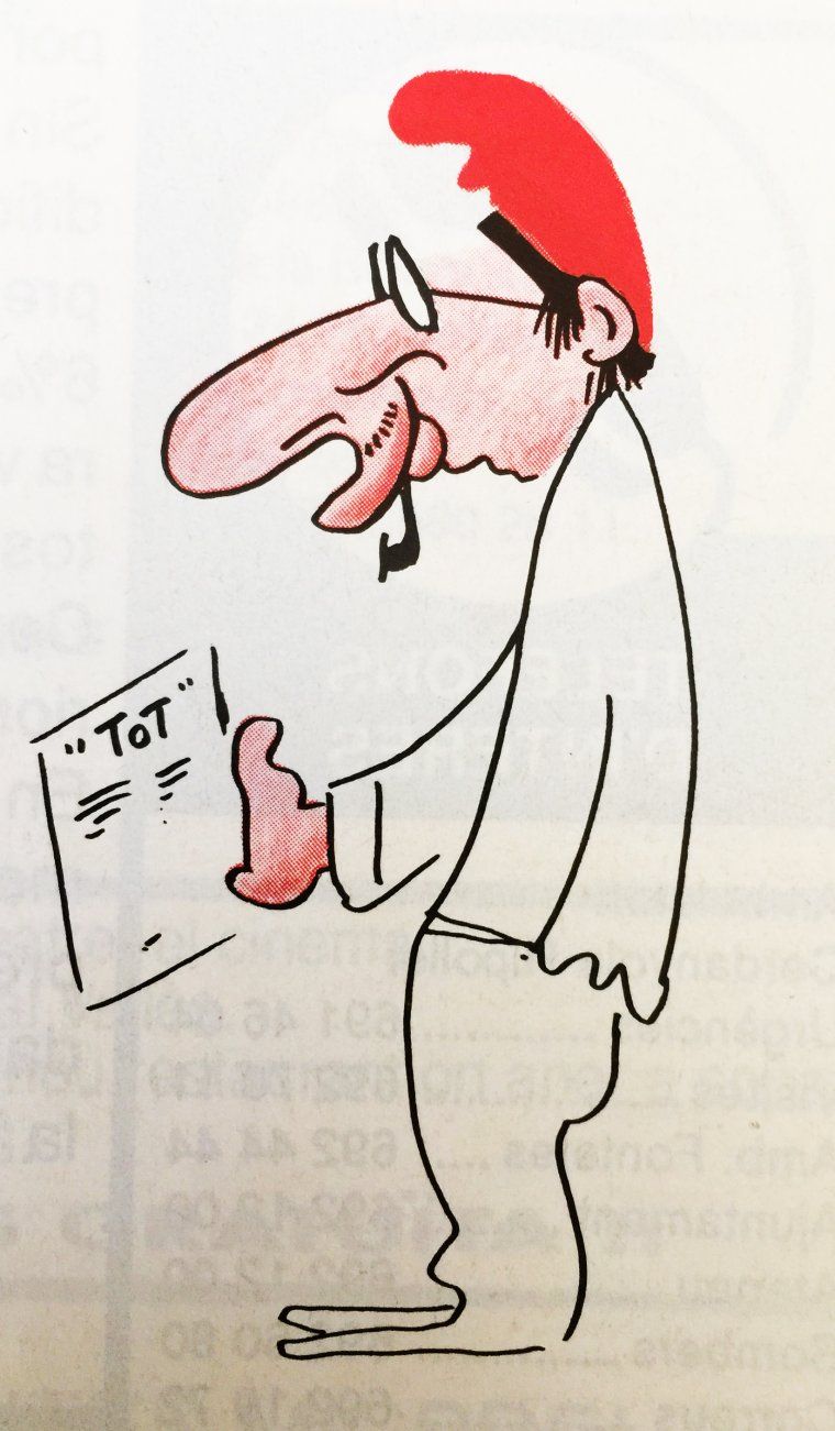 Il·lustració dedicada al TOT Cerdanyola, de Xavier Cugat