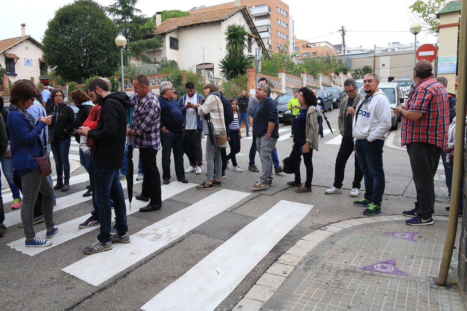 Com s'està vivint l'1 d'Octubre a Cerdanyola