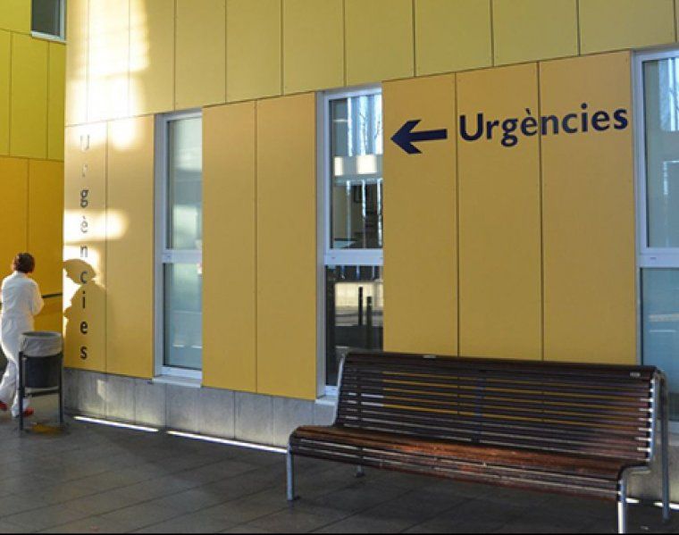 Entrada de les urgències del Parc Taulí