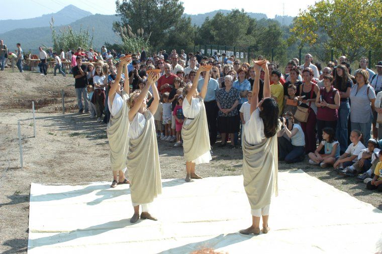 Teatralització durant el 16è Cap de Setmana Ibèric de Cerdanyola