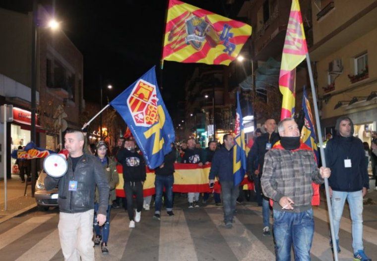 Unitat Espanyola Ripollet, acompanyat de Democràcia Nacional, realitza es concentra a Ripollet. Unitat Espanyola Ripollet, acompanyat de Democràcia Nacional, realitza es concentra a Ripollet.