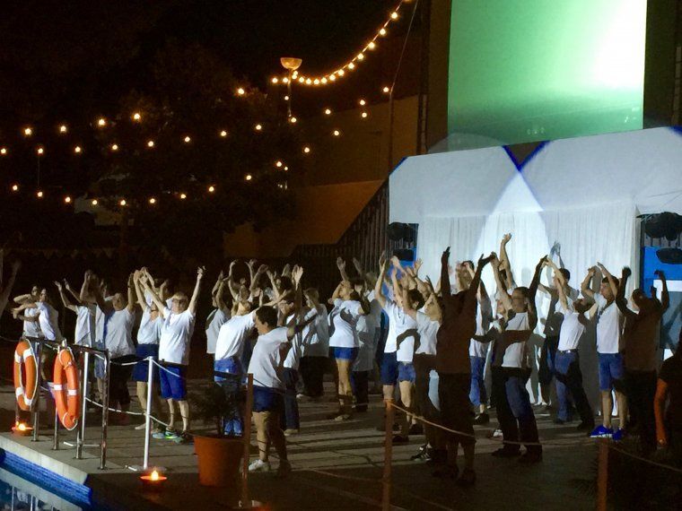 Acte de presentació de la nova imatge de Catalònia Fundació Creactiva, el juliol del 2017