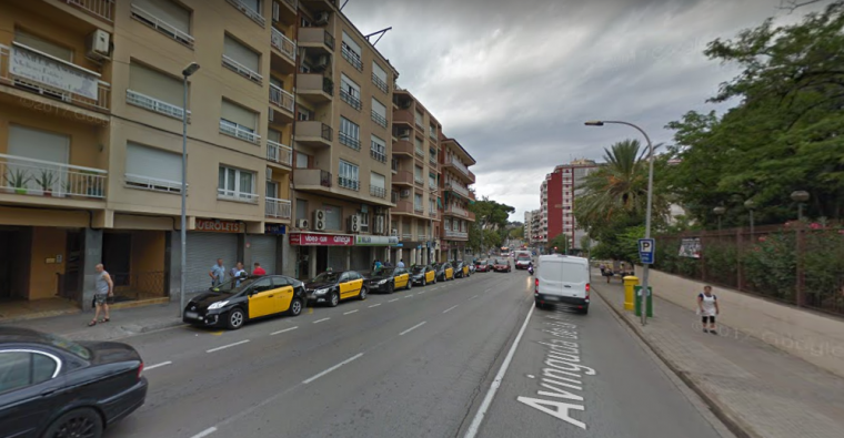 L'avinguda de la Primavera, que es veurà parcialment afectada per la suspensió de llicències