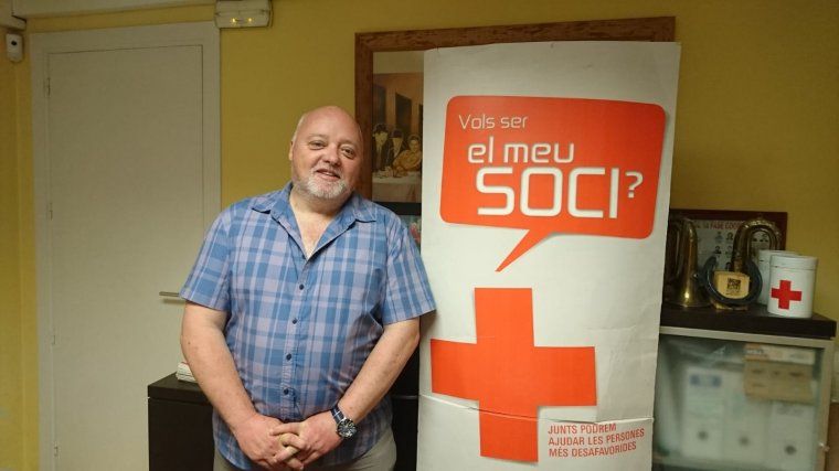 Santiago Morera, president de l'Assamblea de la Creu Roja Cerdanyola-Ripollet-Montcada