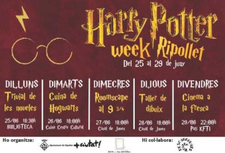 Cartell de la "Harry Potter Week"