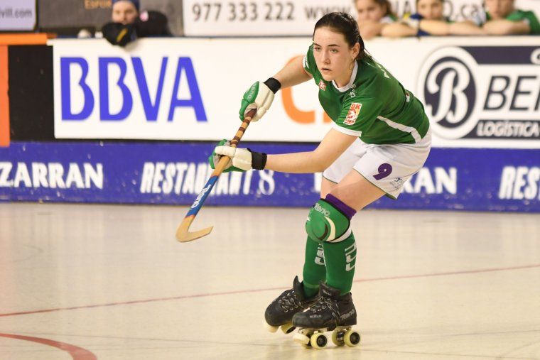 Noëlie Paredes en un partit d'Ok Lliga.