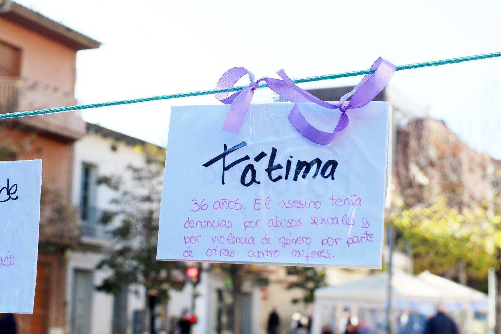 Imatge de l'Acte central del 25N a Cerdanyola l'any 2019.