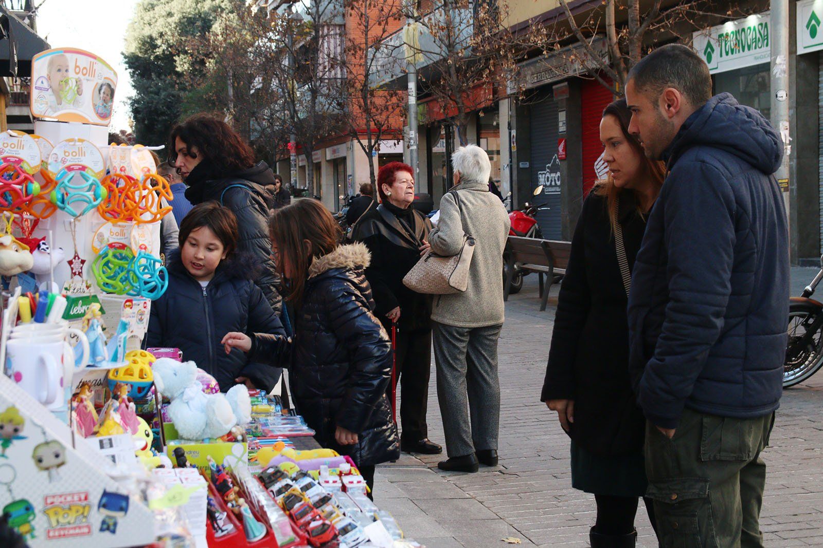 Imatge del comerç al carrer el Nadal de 2018 Imatge del comerç al carrer el Nadal de 2018