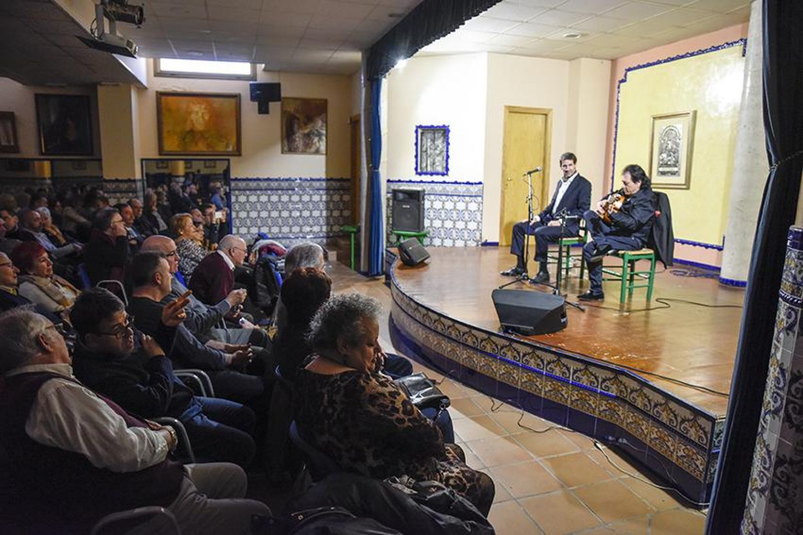 Una imatge d'arxiu d'una matinal flamenca a La Casa de Andalucía. 