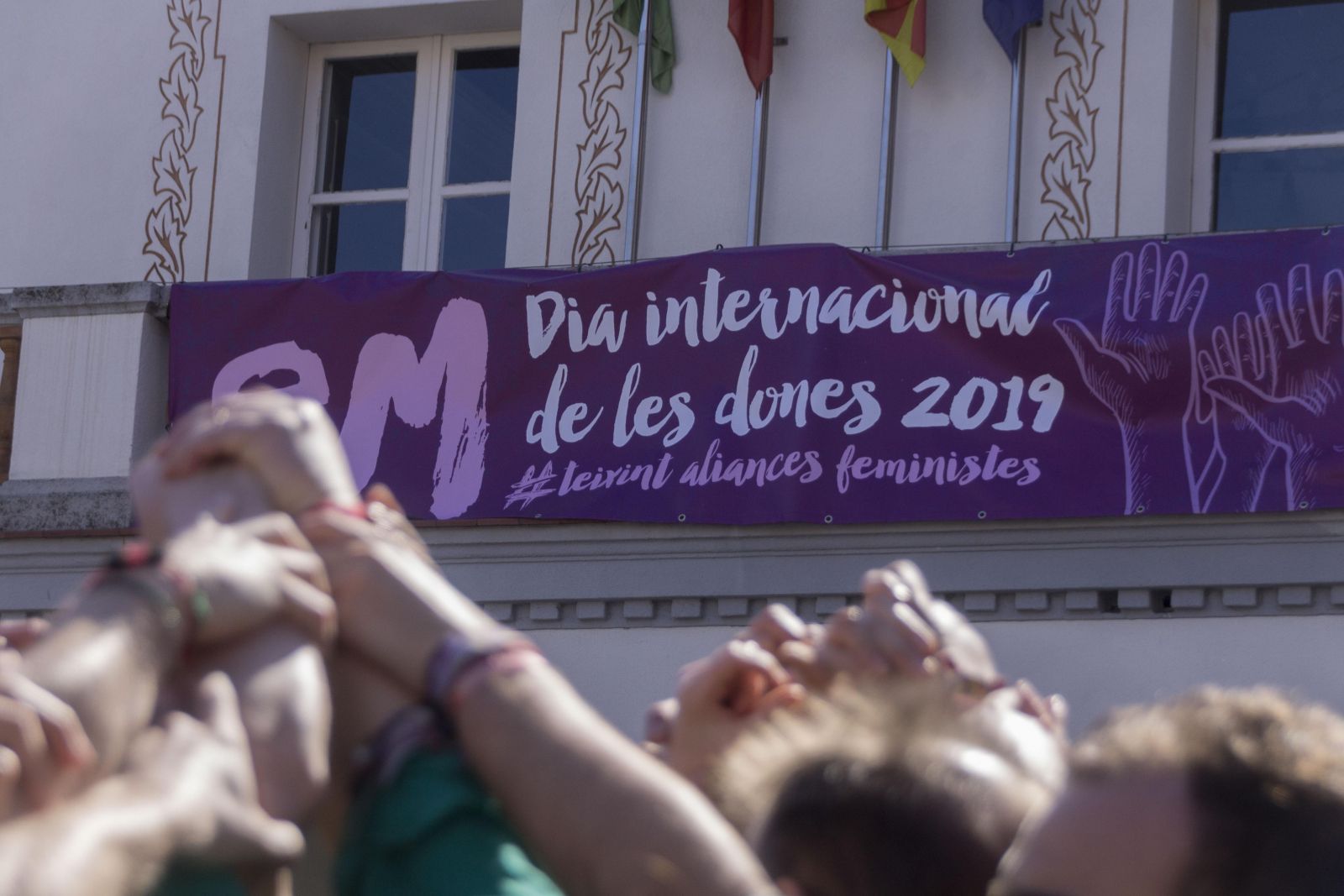 Les imatges de 'Teixint aliances feministes' en honor al 8M Les imatges de 'Teixint aliances feministes' en honor al 8M