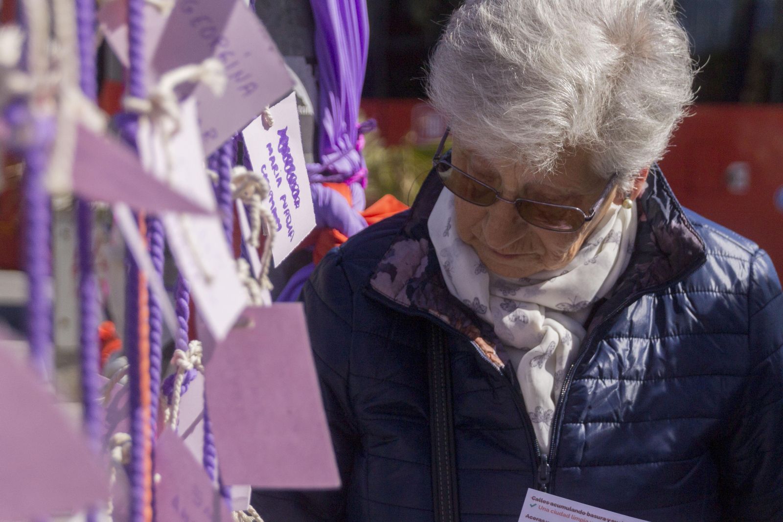 Les imatges de 'Teixint aliances feministes' en honor al 8M