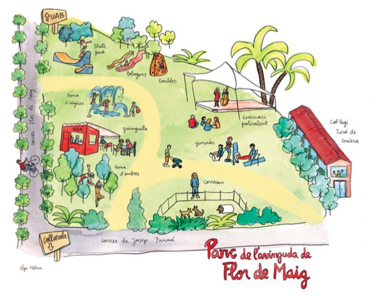 Esboç del projecte pel Parc Panné Esboç del projecte pel Parc Panné