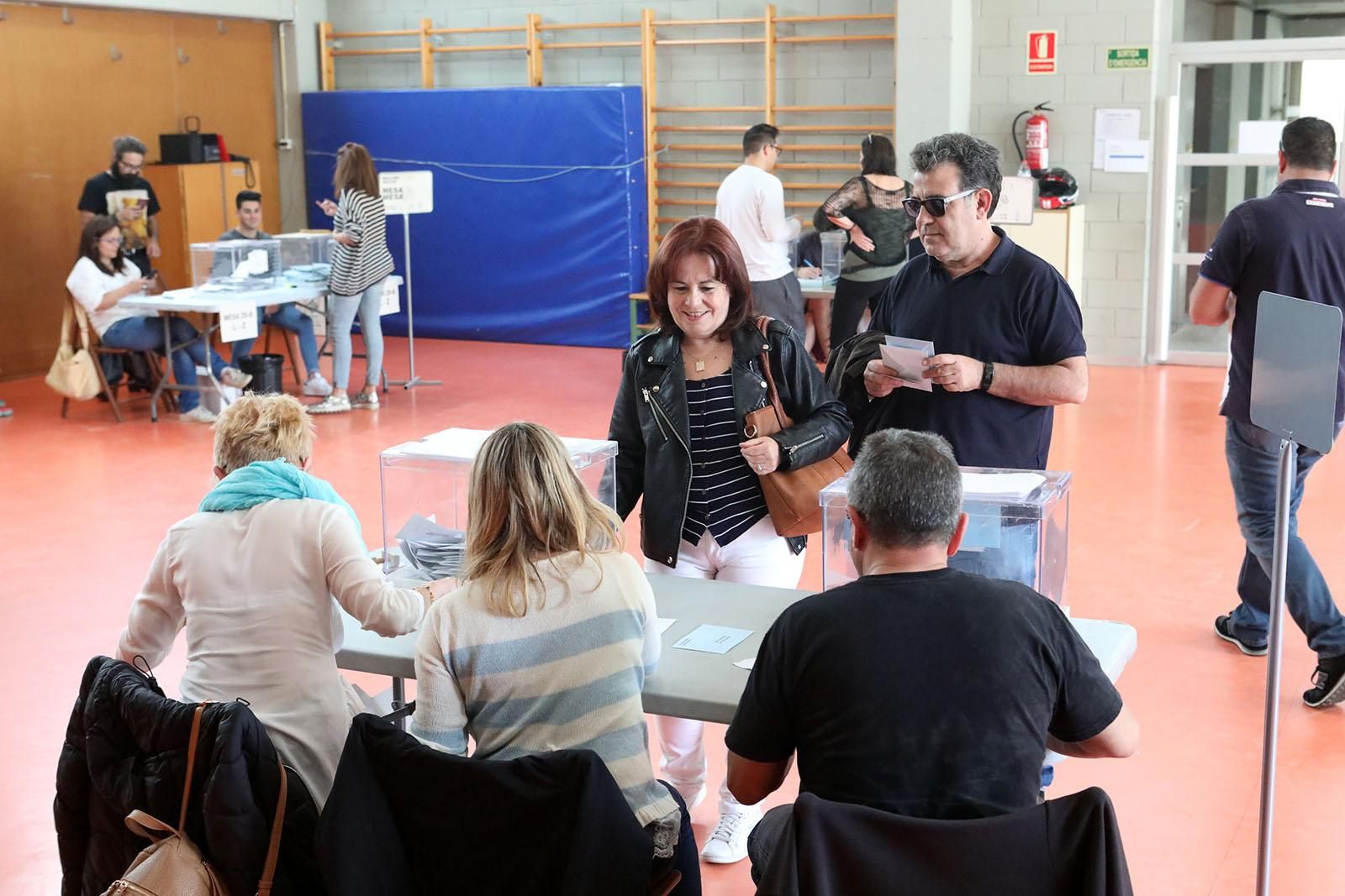 La jornada d'eleccions municipals del 2019.