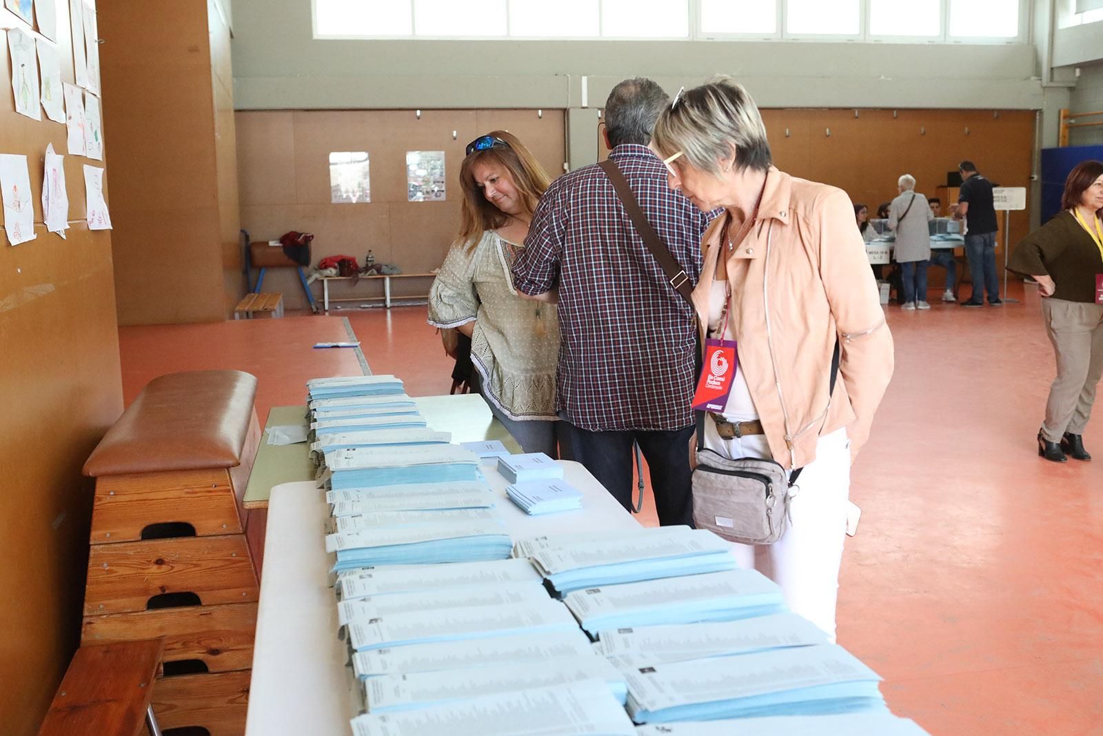 La jornada d'eleccions municipals i europees a Cerdanyola del Vallès