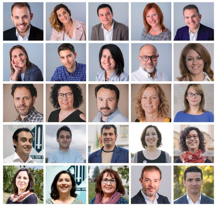 Els 25 regidors del ple del pròxim mandat