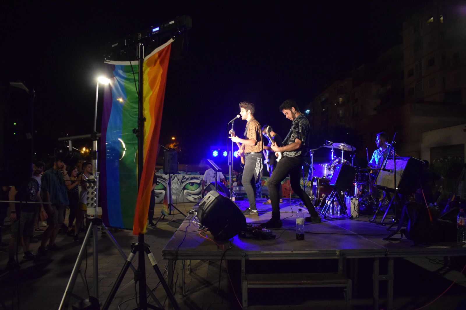 El curs de tècnic de so inclou la possibilitat de participar al Bustock, el festival organitzat pel Casal. Foto: Arxiu