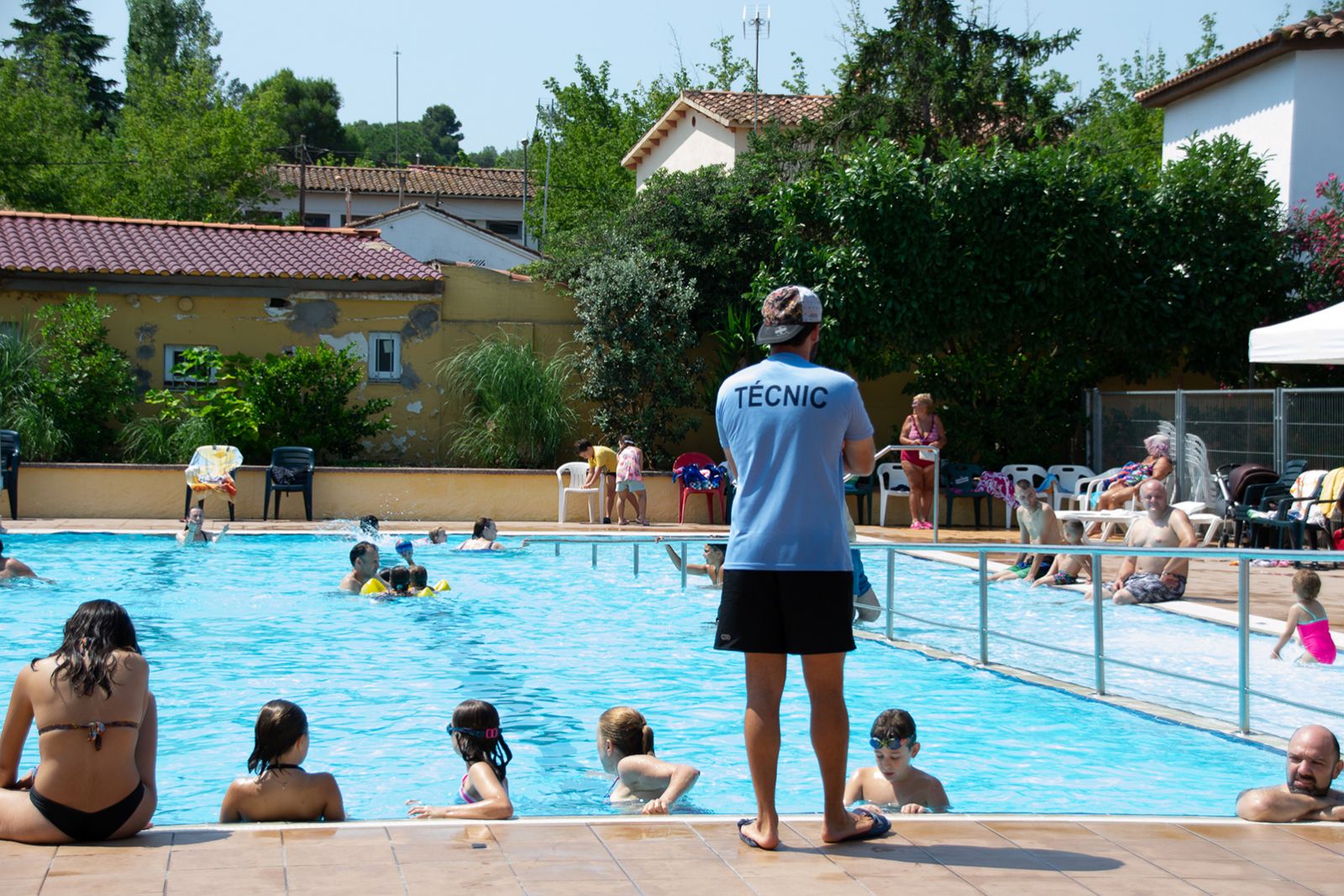 Les fotografies d'arxiu de la piscina Montflorit.