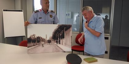 El cap de l'ABP de Cerdanyola, Antoni Sánchez, i Albert Lázaro