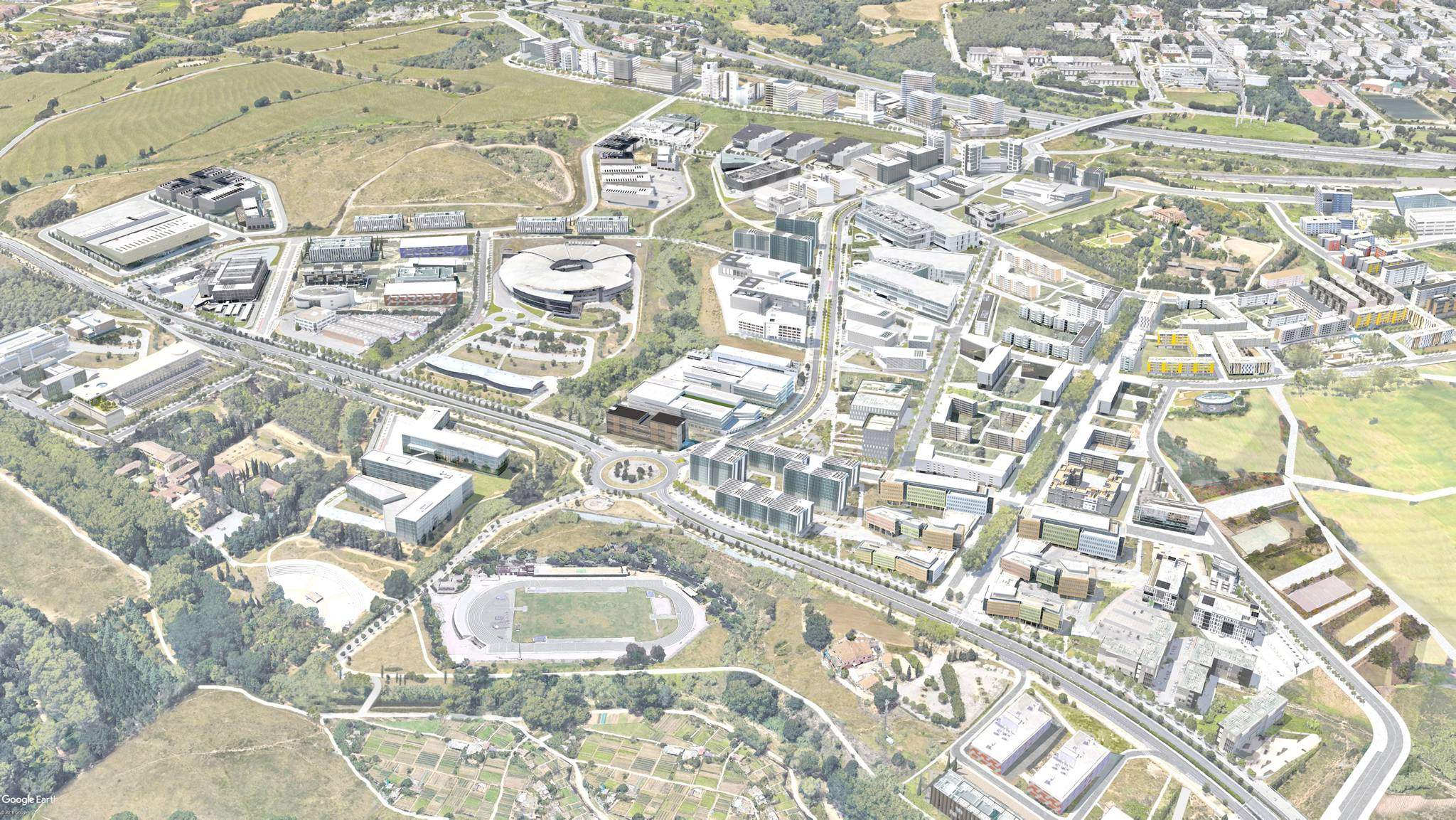 Plànol del PDU per a Centre Direccional. FOTO: Generalitat de Catalunya