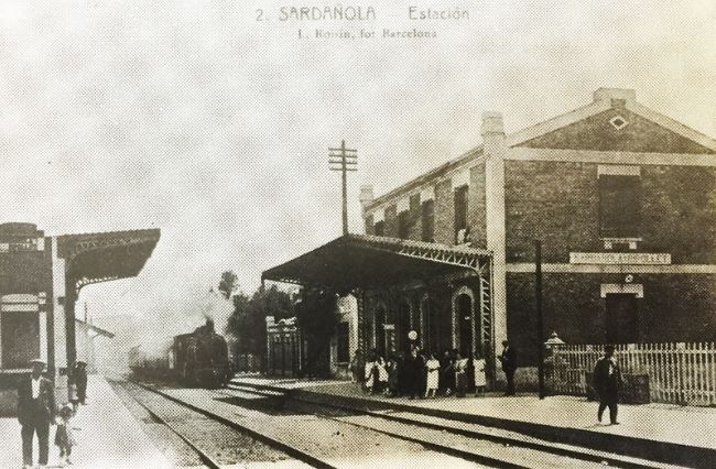 L'estació de Cerdanyola, a principis de segle, a la portada del TOT Cerdanyola, 10 - Cedida per Escursell