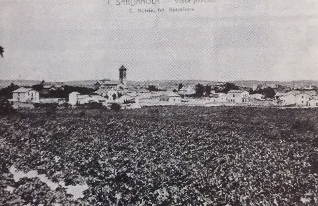 Vista parcial de Cerdanyola als anys 20, a la portada del TOT núm 11   cedida per Escursell