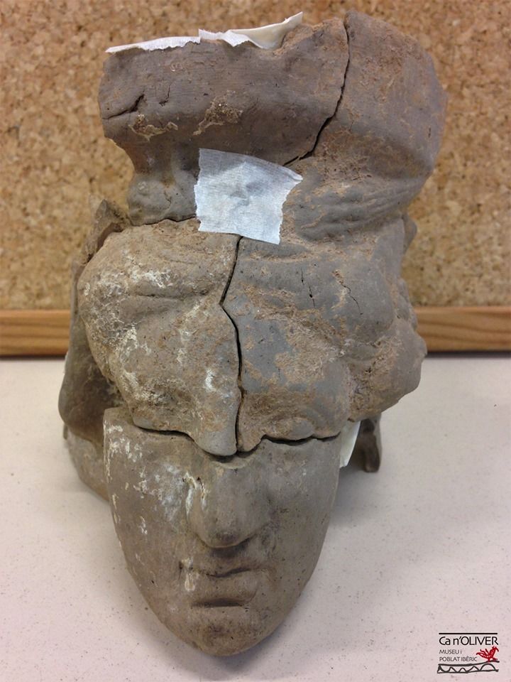 Una de les imatges del timateri remuntat | Museu i Poblat Ibèric de Ca n'Oliver