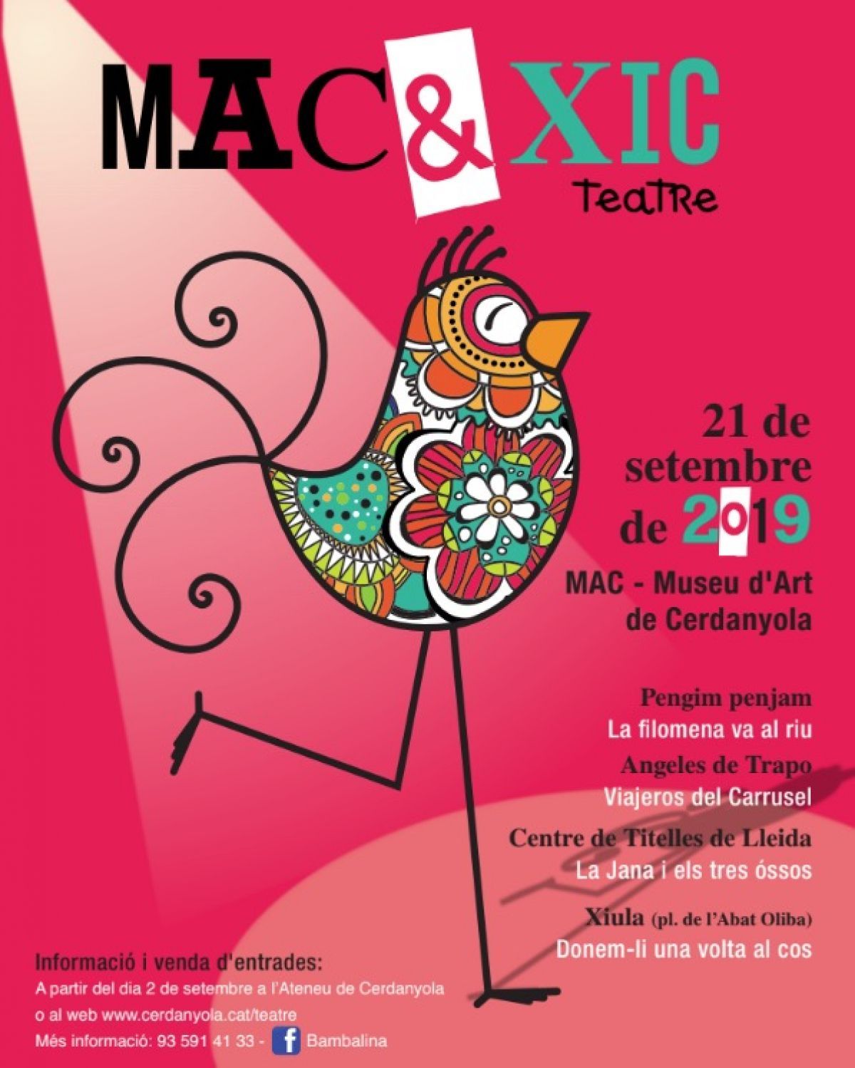 Cartell del MAC&XIC 2019