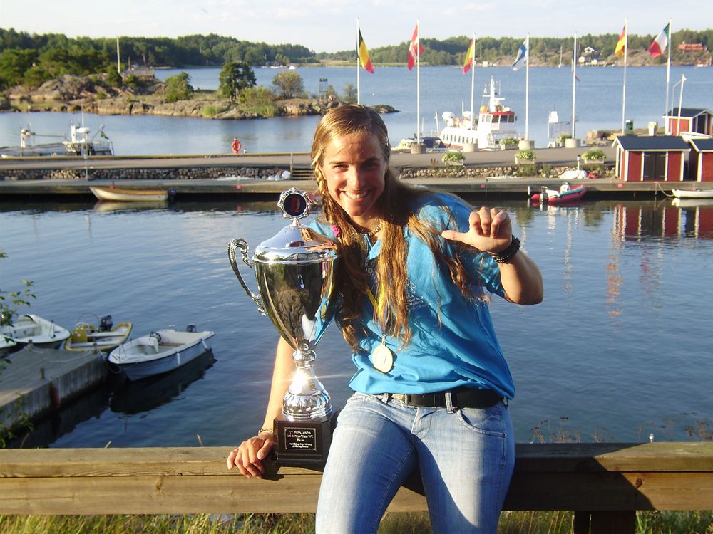 Eli Llargués va proclamar-se Campiona del Món de Vela l'any 2010 a Suècia | Cedida
