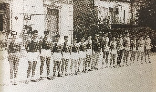 Equip de Basquet al Col.legi Virio, anys 60 (TOT Cerdanyola, 316)   Foto Escursell