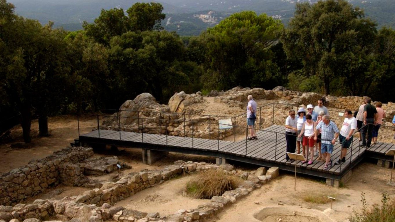 Vistes del jaciment de Puig de Castellet | Patrimoni Lloret de Mar