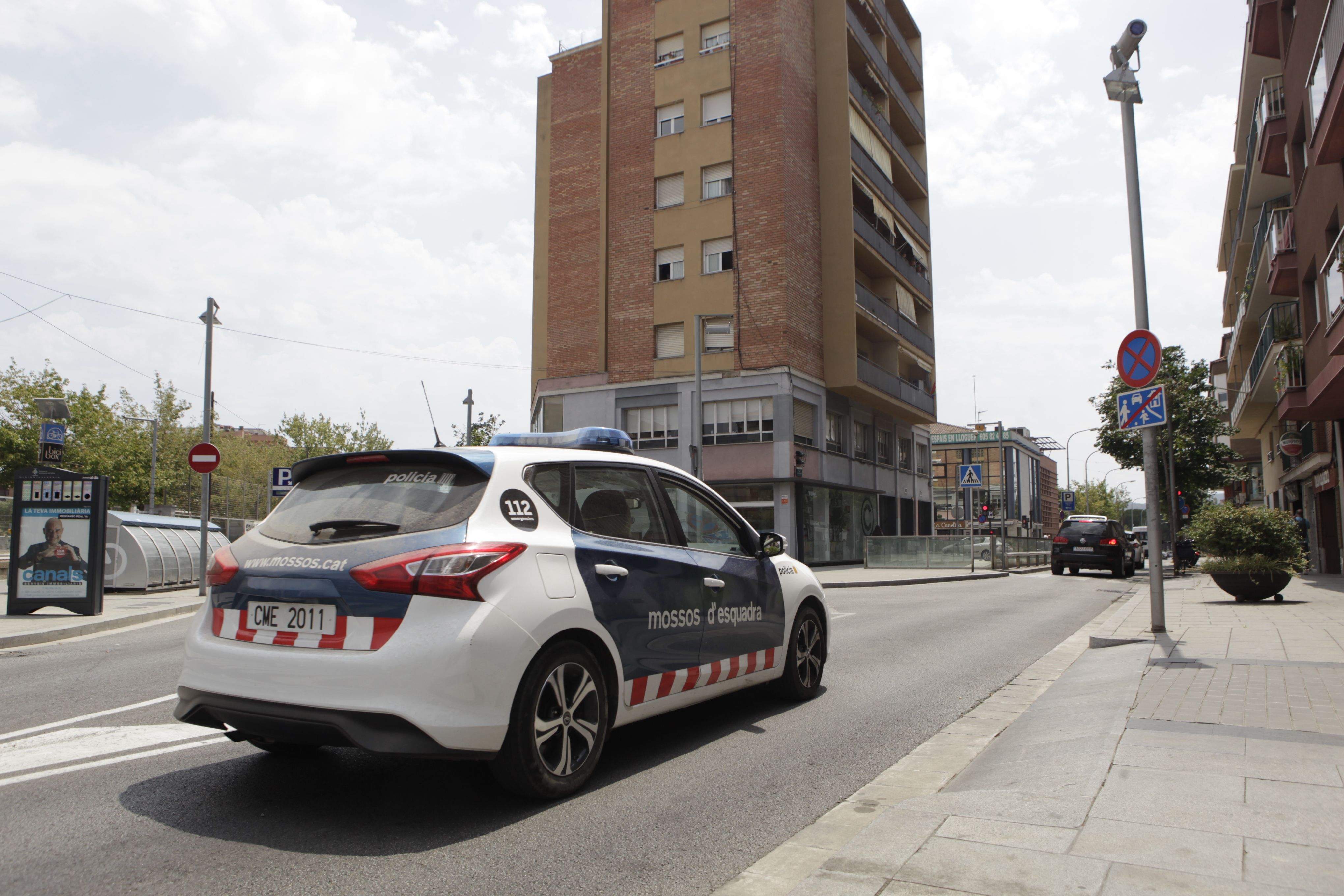 Un cotxe de Mossos d'Esquadra a Cerdanyola