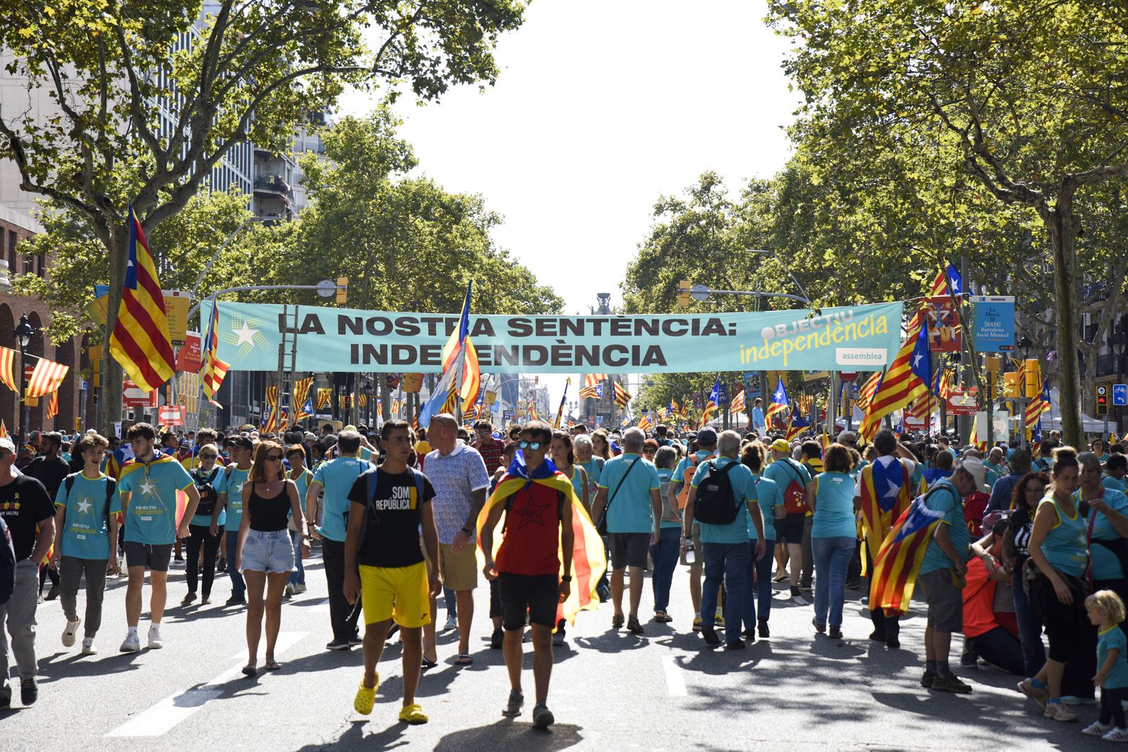 diada nacional catalana 11 setembre barcelona 