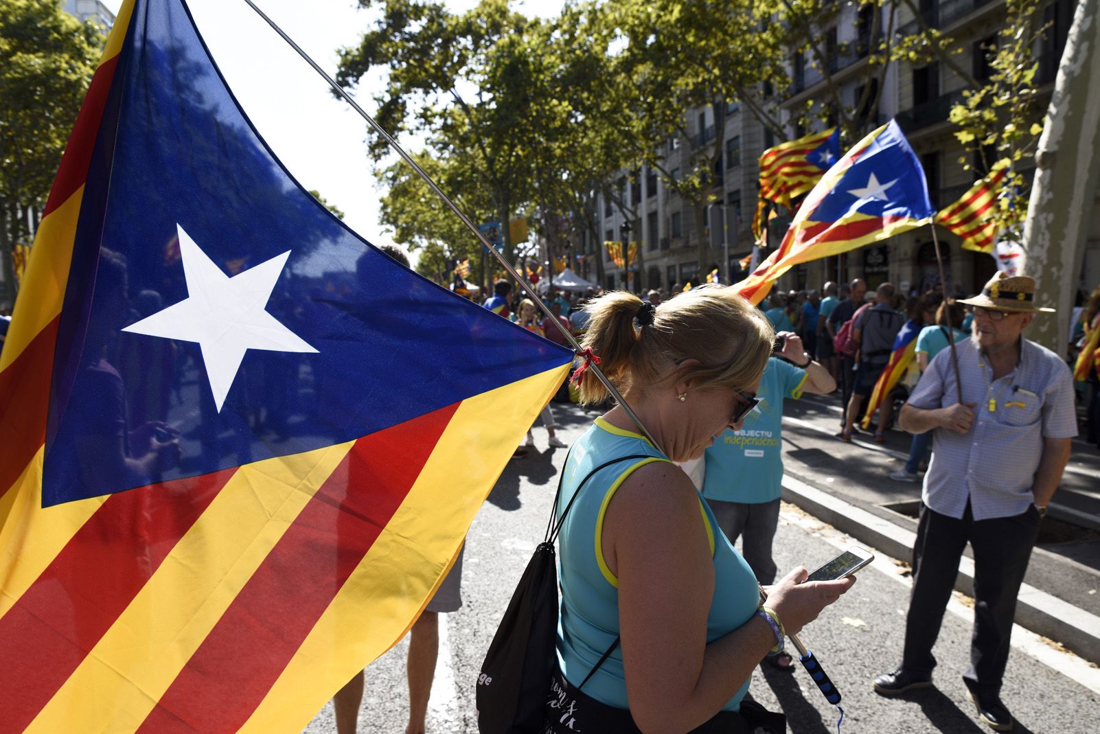 diada nacional catalana 11 setembre barcelona 