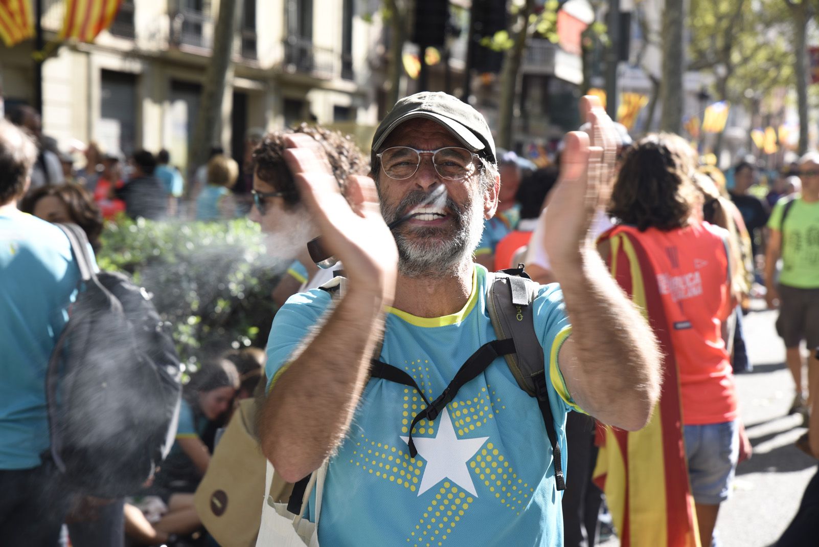 diada nacional catalana 11 setembre barcelona 